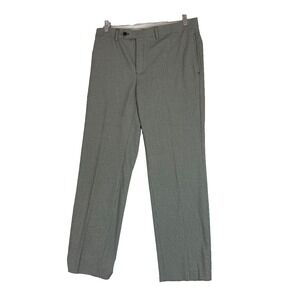 Ralph Lauren‎ Men's Houndstooth Dress Pants Slim Fit 33x30 Black Career Business